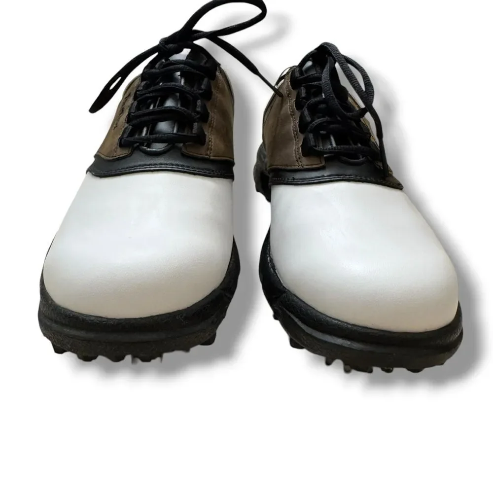 FootJoy White, Brown and Black Golf Sneakers Mens Size 9.5